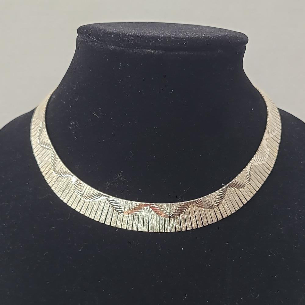 Milor Sterling Silver Bib Necklace